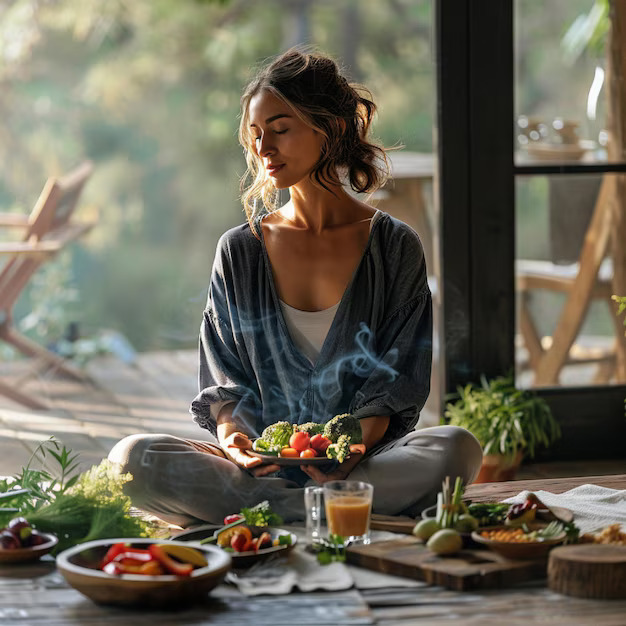 This image represents mindful eating